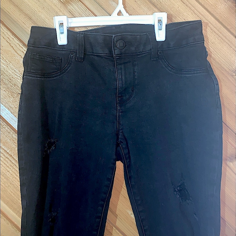 Maurices Ripped Black Jeans